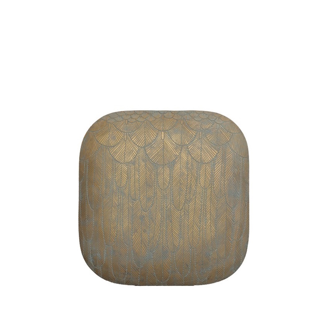 ESPIEL Διακοσμητικό Τοίχου Polyresin Χρυσό ESPIEL 40,5x5x40,5εκ. FIK220 (Υλικό: Polyresin, Χρώμα: Χρυσό ) - ESPIEL - FIK220