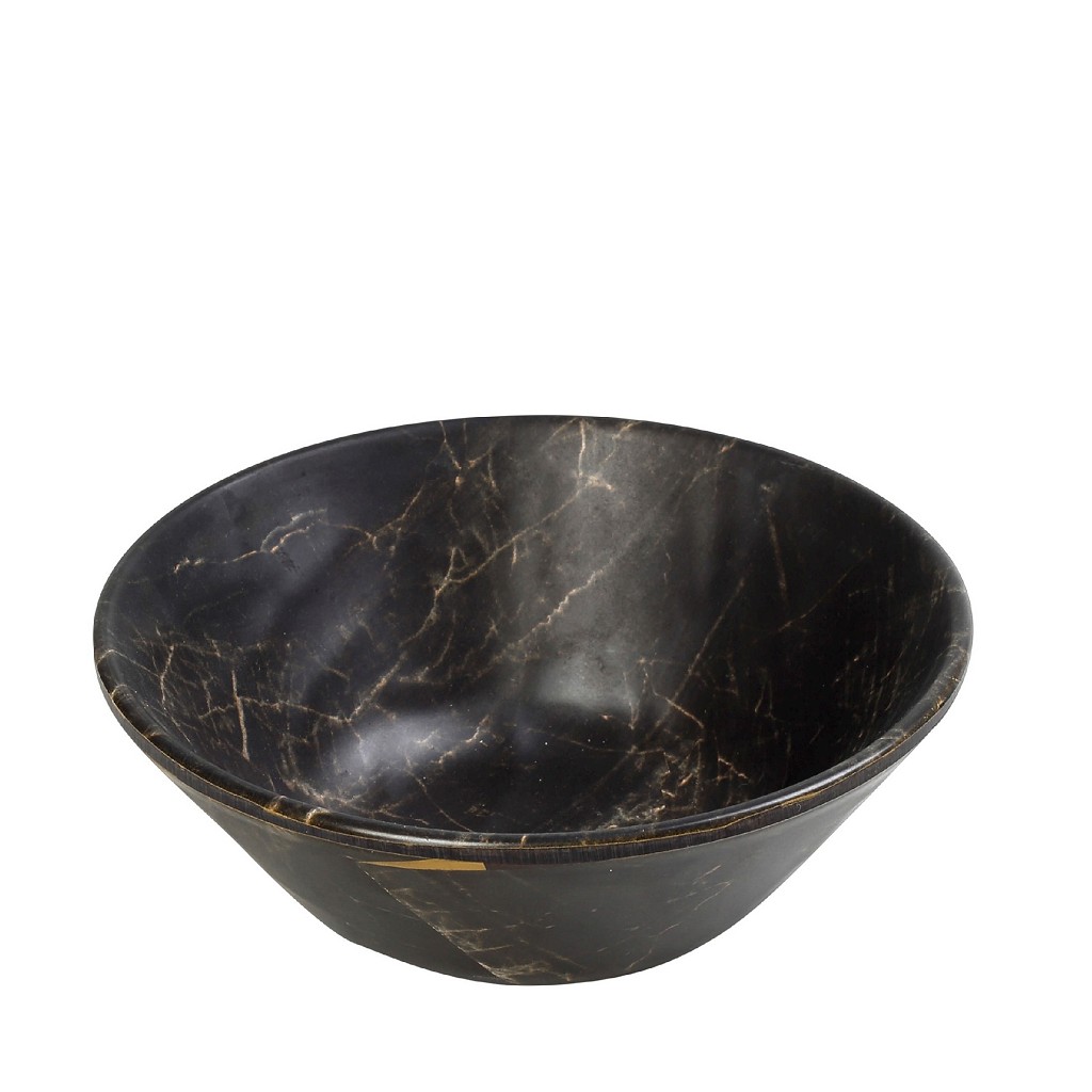 Μπωλ Σερβιρίσματος Μελαμίνης Black Hybrid ESPIEL 34x34x