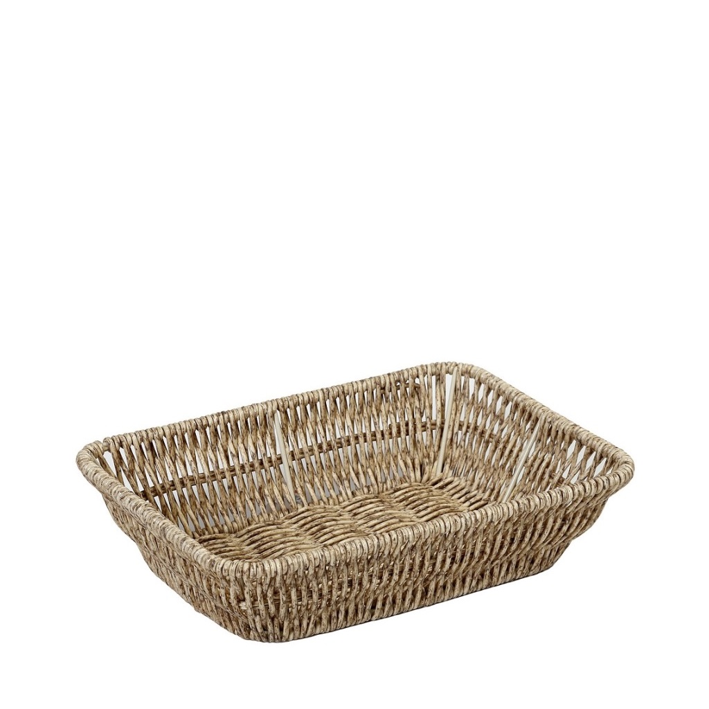 Ψωμιέρα Ψάθινη Μπεζ ESPIEL 21x14x5εκ. KOD103 (Υλικό: Ψάθινο, Χρώμα: Μπεζ) - ESPIEL - KOD103
