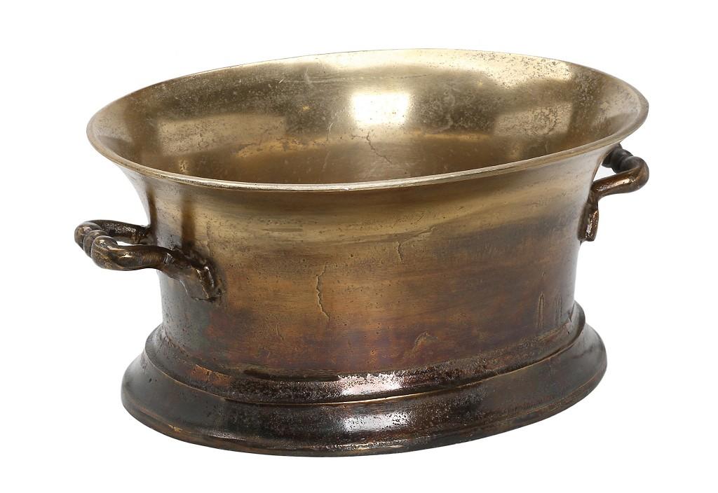 Σαμπανιέρα Αλουμινίου Μπρονζέ ESPIEL 36x30x18εκ. FLA201 (Υλικό: Αλουμίνιο, Χρώμα: Μπρονζέ) - ESPIEL - FLA201