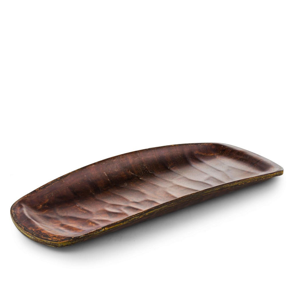 Πιατέλα Σερβιρίσματος Γόνδολα Μελαμίνης Chestnut Hybrid ESPIEL 40,5x16,5x3,5εκ. HWD785K36-6 (Σετ 6 Τεμάχια) (Υλικό: Μελαμίνη) - ESPIEL - HWD785K36-6 φωτογραφία