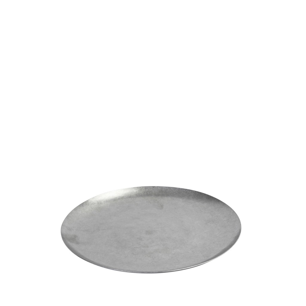 Πιάτο Ρηχό Ανοξείδωτο 18/10 Ασημί Snow ESPIEL 15x15x1εκ