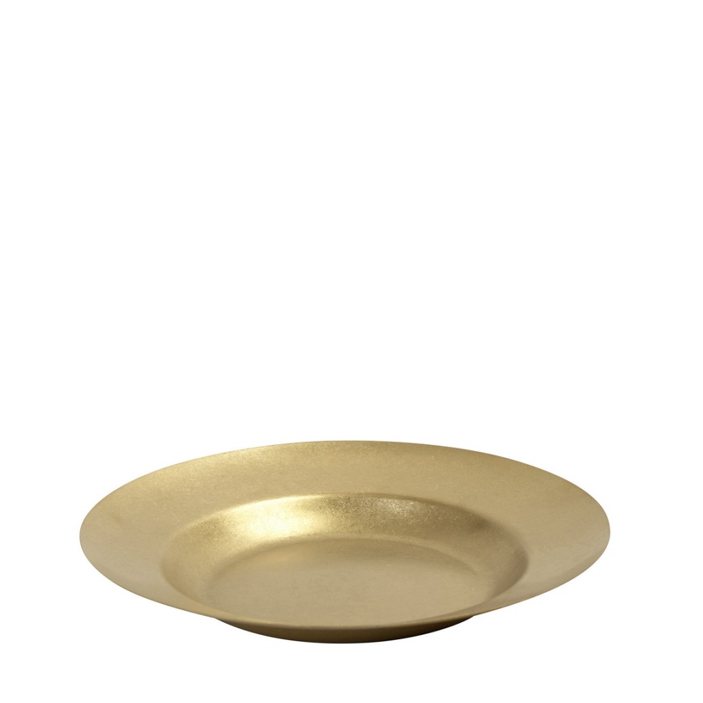 ESPIEL - ΣΗΜΑΝΤΙΚΟ: Σε περίπτωση διαφοράς τιμής από το κατάστημα ισχύει παντα και μόνο η τιμή του καταστήματος Πιάτο Βαθύ Ανοξείδωτο 18/10 Χρυσό Snow ESPIEL 23x23x3εκ