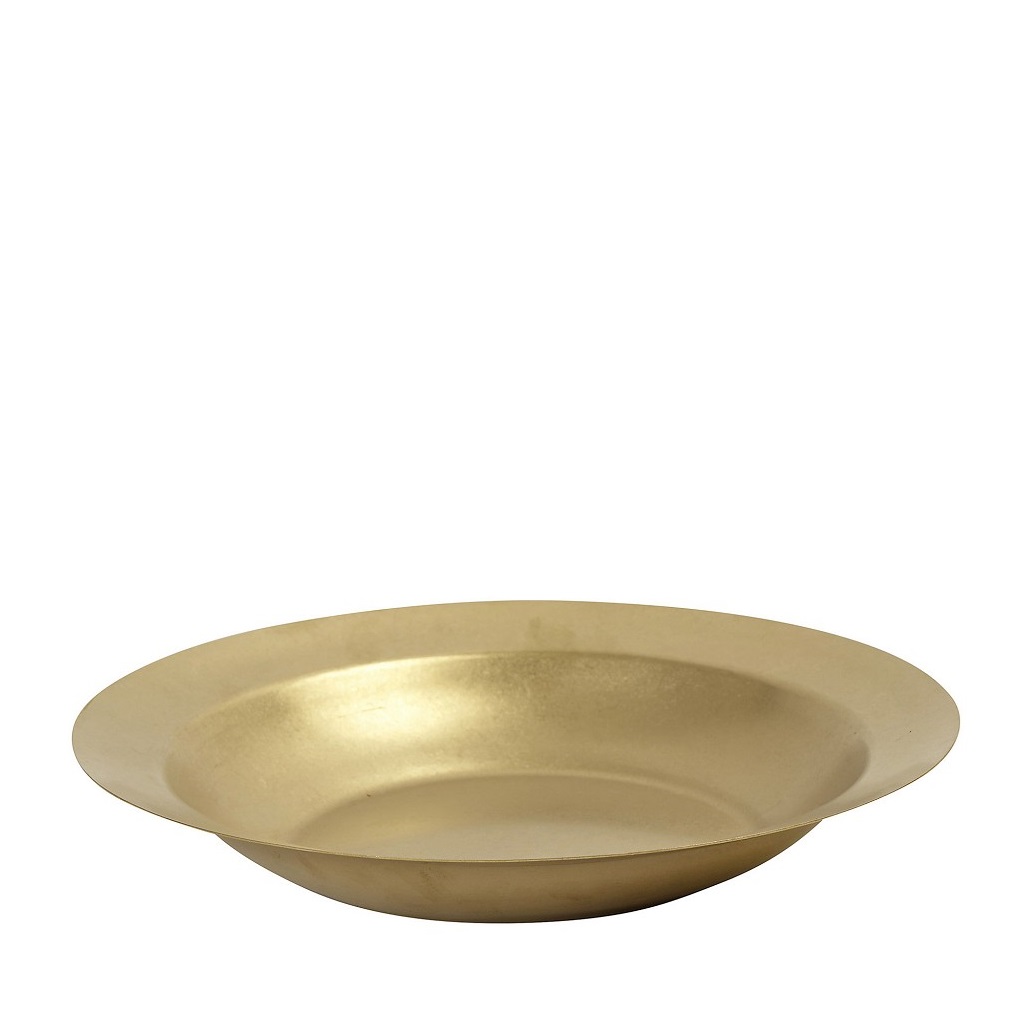 Πιάτο Σπαγγέτι Ανοξείδωτο 18/10 Χρυσό Snow ESPIEL 27,5x