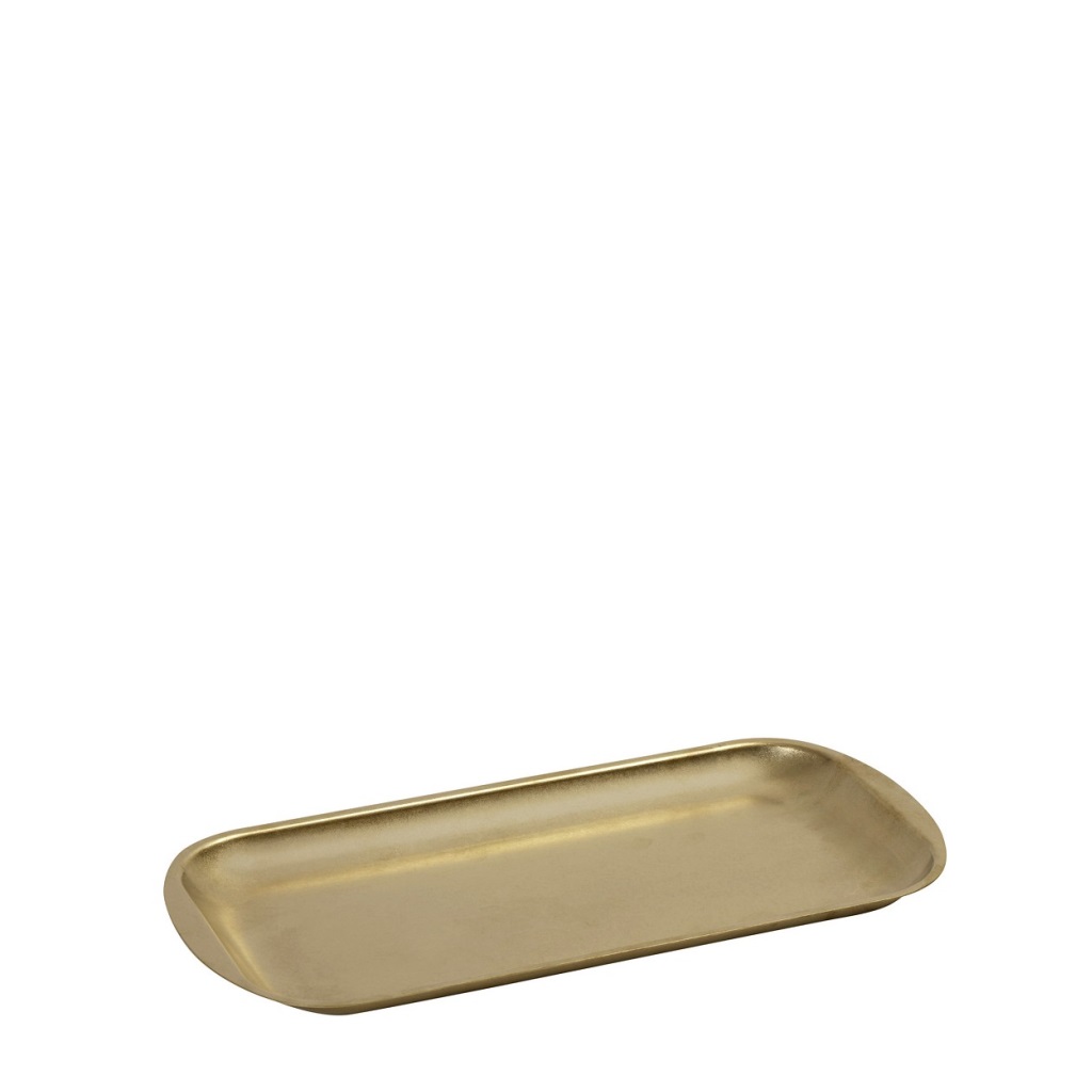 Υαλικά 24home - ΣΗΜΑΝΤΙΚΟ: Σε περίπτωση διαφοράς τιμής από το κατάστημα ισχύει παντα και μόνο η τιμή του καταστήματος Πιάτο Ανοξείδωτο 18/10 Χρυσό Snow ESPIEL 33x16,5x1,5εκ.