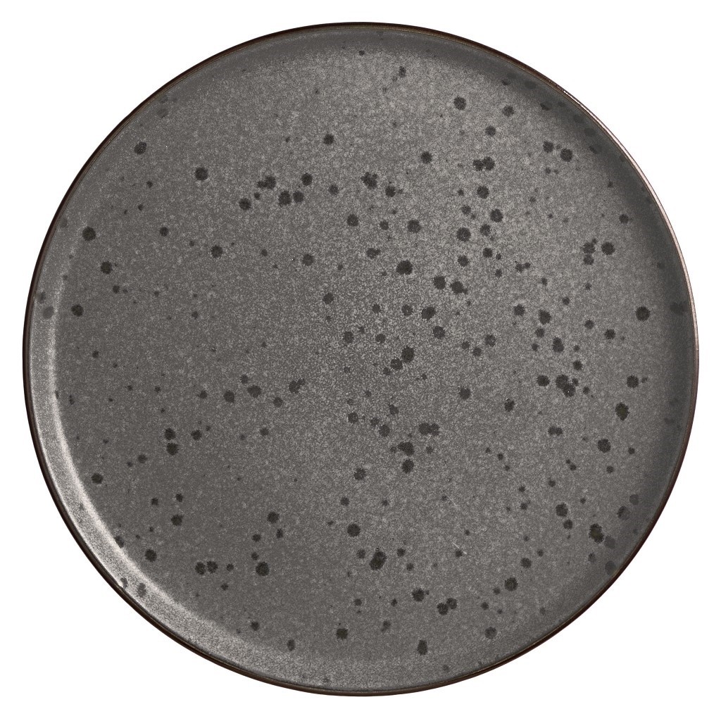 Πιάτο Φρούτου Stoneware Grey Reactive Glaze 21x1,6εκ. D