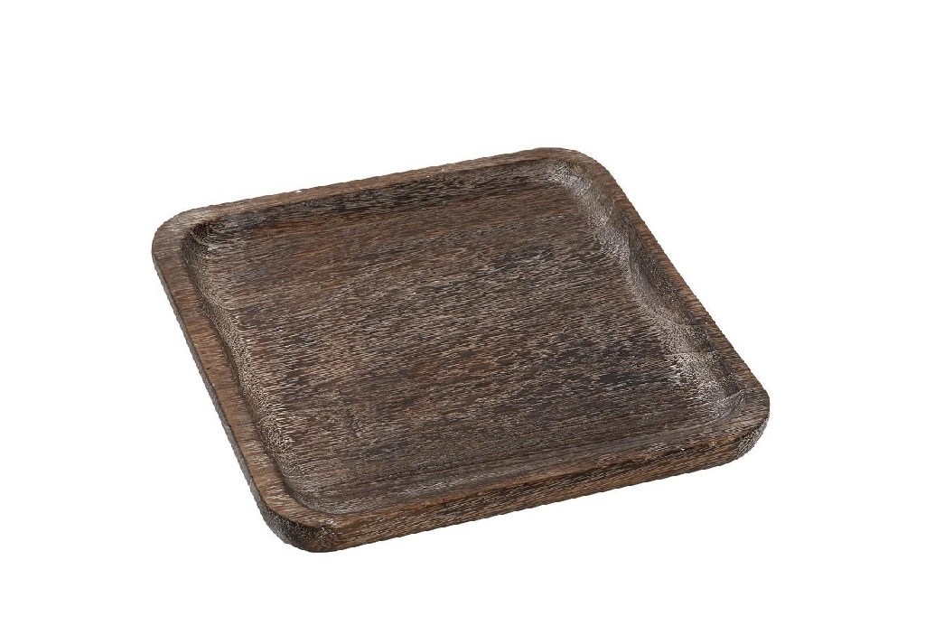 Διακοσμητικά και αξεσουαρ κουζίνας 24home - ΣΗΜΑΝΤΙΚΟ: Σε περίπτωση διαφοράς τιμής από το κατάστημα ισχύει παντα και μόνο η τιμή του καταστήματος Πλατώ Σερβιρίσματος Ξύλινο Καφέ ESPIEL 20x2,5εκ. XYP318