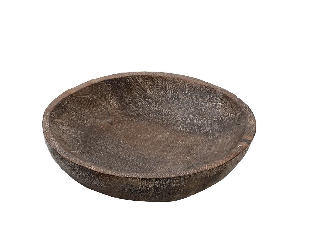 ESPIEL - ΣΗΜΑΝΤΙΚΟ: Σε περίπτωση διαφοράς τιμής από το κατάστημα ισχύει παντα και μόνο η τιμή του καταστήματος Μπωλ Σερβιρίσματος Ξύλινο Καφέ ESPIEL 26x5,7εκ. XYP333