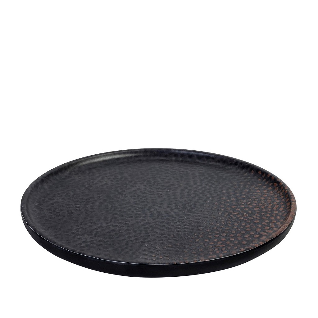 Πιάτο Ρηχό Φαγητού Μελαμίνης Καφέ Sunset Δ28x2εκ. ESPIE