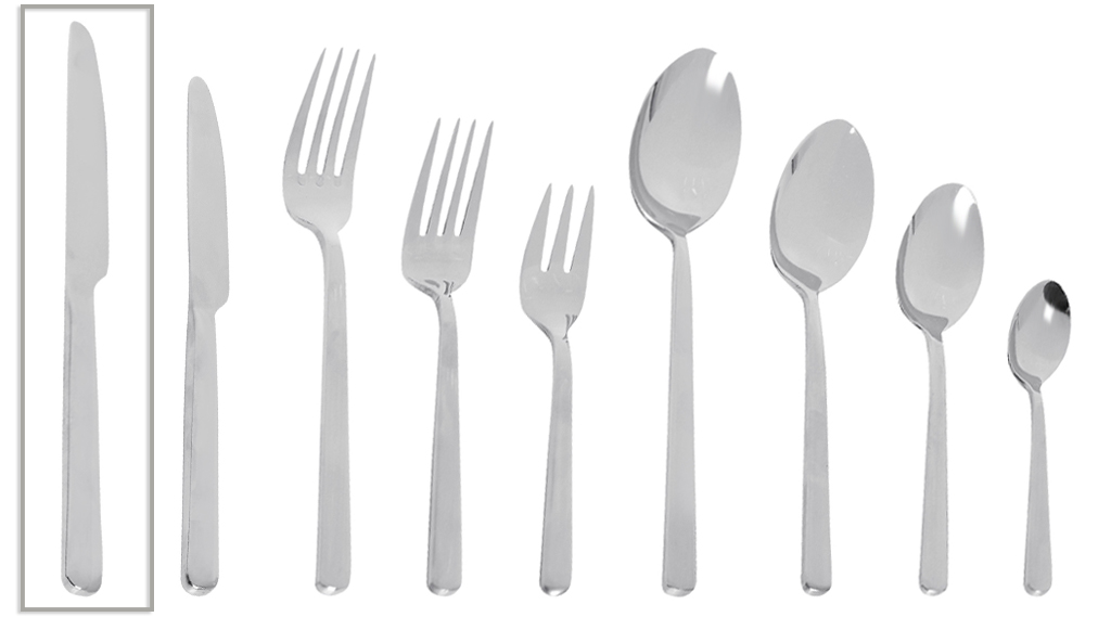 Μαχαίρι Φαγητού Ανοξείδωτο 18/0 Fortune ESPIEL 22,5εκ.-