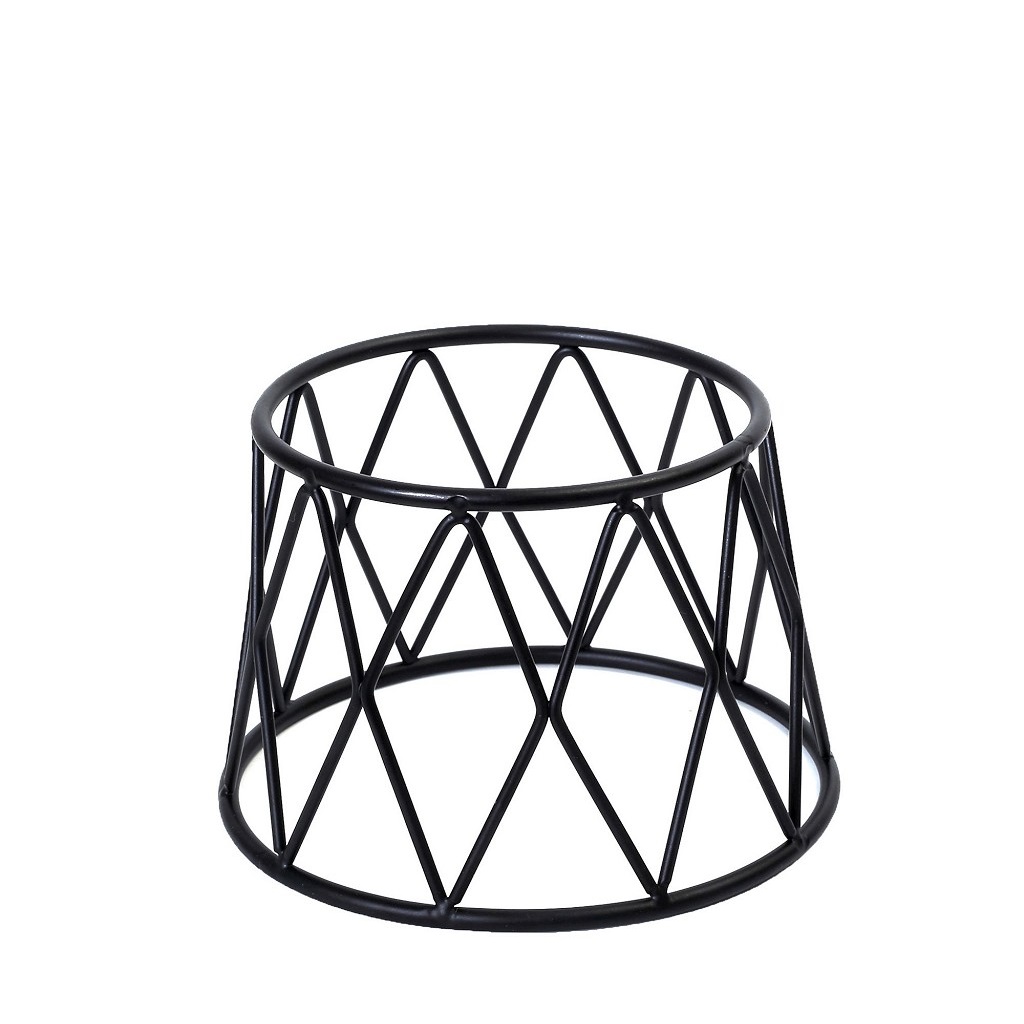 Βάση Στρογγυλή Μεταλλική Μαύρη 15-10x10εκ. ESPIEL HOT1507 (Υλικό: Μεταλλικό, Χρώμα: Μαύρο) - ESPIEL - HOT1507