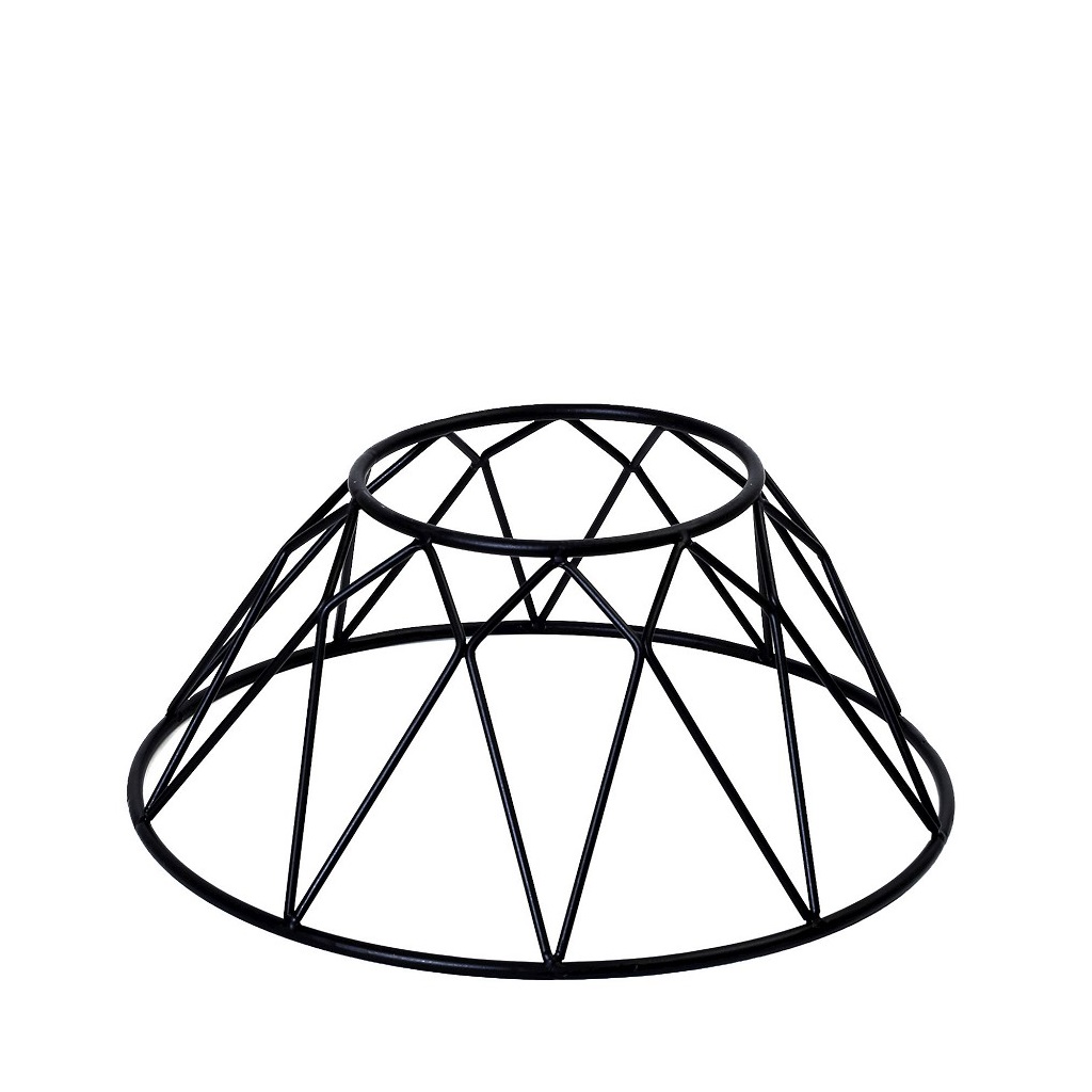 Βάση Στρογγυλή Μεταλλική Μαύρη 25-12x10εκ. ESPIEL HOT1508 (Υλικό: Μεταλλικό, Χρώμα: Μαύρο) - ESPIEL - HOT1508