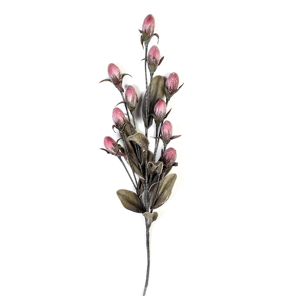 Διακοσμητικά Επιτραπέζια 24home - ΣΗΜΑΝΤΙΚΟ: Σε περίπτωση διαφοράς τιμής από το κατάστημα ισχύει παντα και μόνο η τιμή του καταστήματος Κλαδί Με Λουλούδια Μωβ 110εκ. Espiel MAP216K8 (Σετ 8 Τε