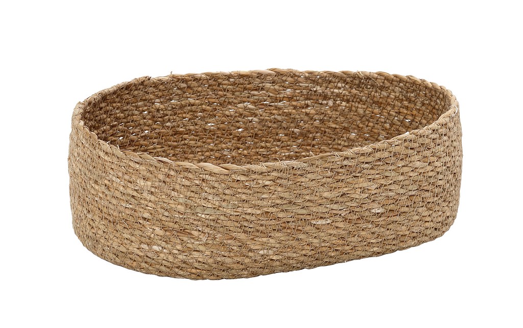 Ψωμιέρα Οβάλ Seagrass ESPIEL 26x16x8εκ. KAG313 (Χρώμα: 