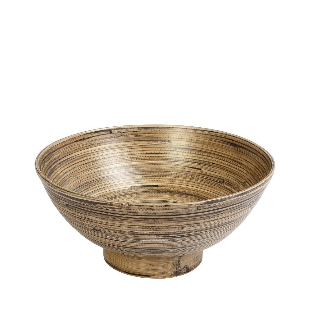ESPIEL Μπωλ Σερβιρίσματος Bamboo Bali 35x16εκ. ESPIEL BAB111 (Υλικό: Bamboo) - ESPIEL - BAB111