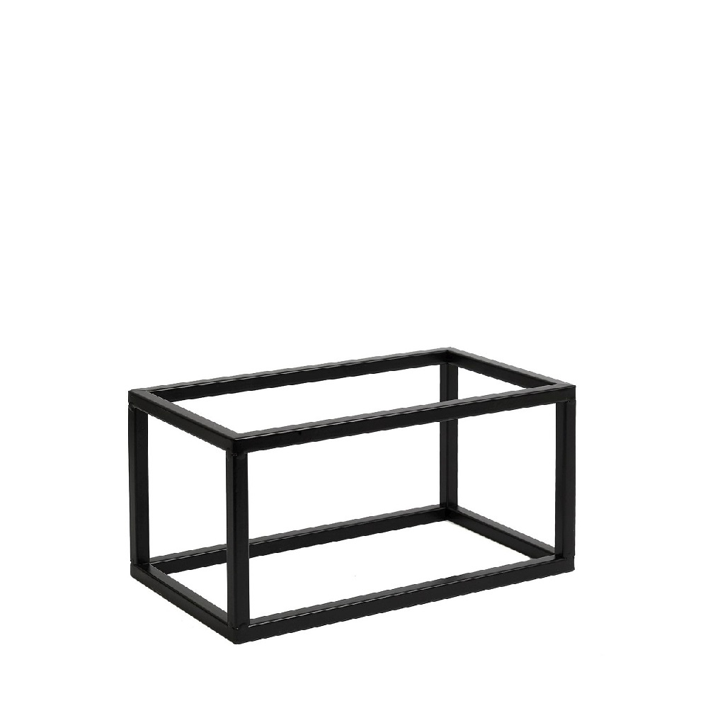 Διακοσμητικά και αξεσουαρ κουζίνας 24home - ΣΗΜΑΝΤΙΚΟ: Σε περίπτωση διαφοράς τιμής από το κατάστημα ισχύει παντα και μόνο η τιμή του καταστήματος Βάση Σερβιρίσματος Μεταλλική Μαύρη 32,5x17,6x16εκ. ESPI