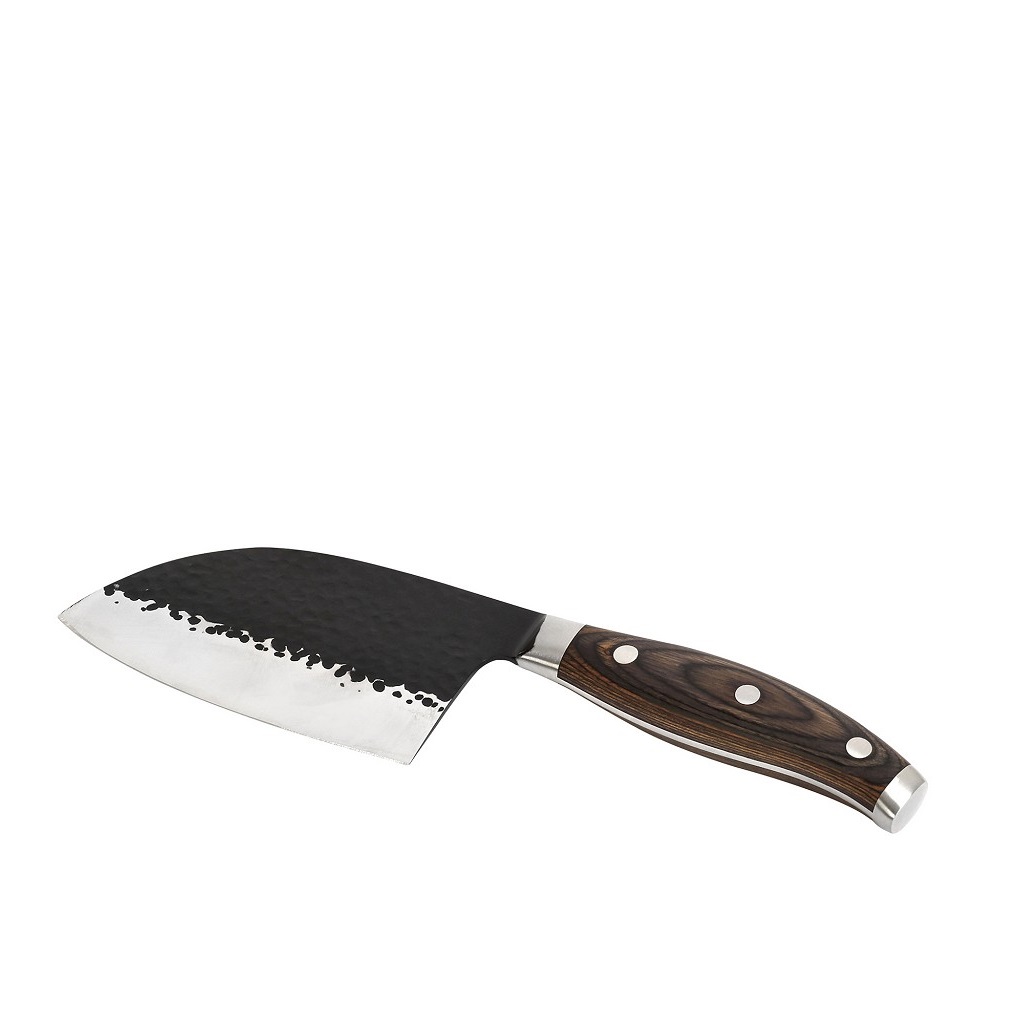 ESPIEL Μπαλτάς Ανοξείδωτος-Ξύλινος 14x7,6x3εκ. Rustic ESPIEL HAS104 (Υλικό: Ξύλο) - ESPIEL - HAS104