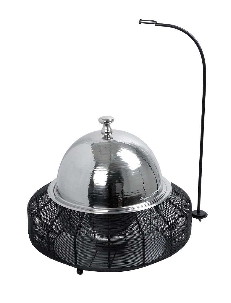 ESPIEL - ΣΗΜΑΝΤΙΚΟ: Σε περίπτωση διαφοράς τιμής από το κατάστημα ισχύει παντα και μόνο η τιμή του καταστήματος Πιατέλα Σερβιρίσματος Με Βάση Στήριξης Καπακιού Ανοξείδ