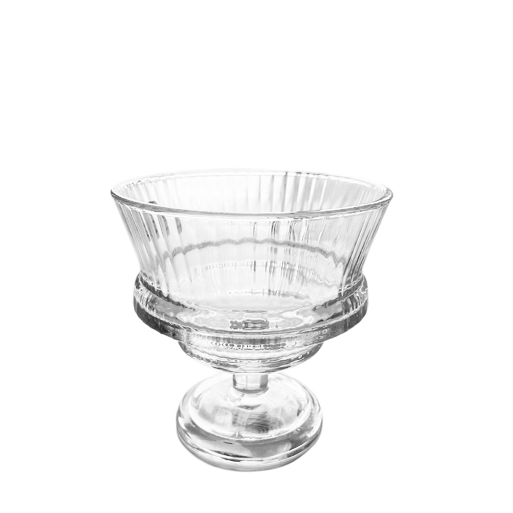 ESPIEL Μπωλ Παγωτού Κολωνάτο Γυάλινο Διάφανο ESPIEL 300ml-10,5x10,5εκ. DWEA1012K3 (Σετ 3 Τεμάχια) (Υλικό: Γυαλί, Χρώμα: Διάφανο ) - ESPIEL - DWEA1012K3