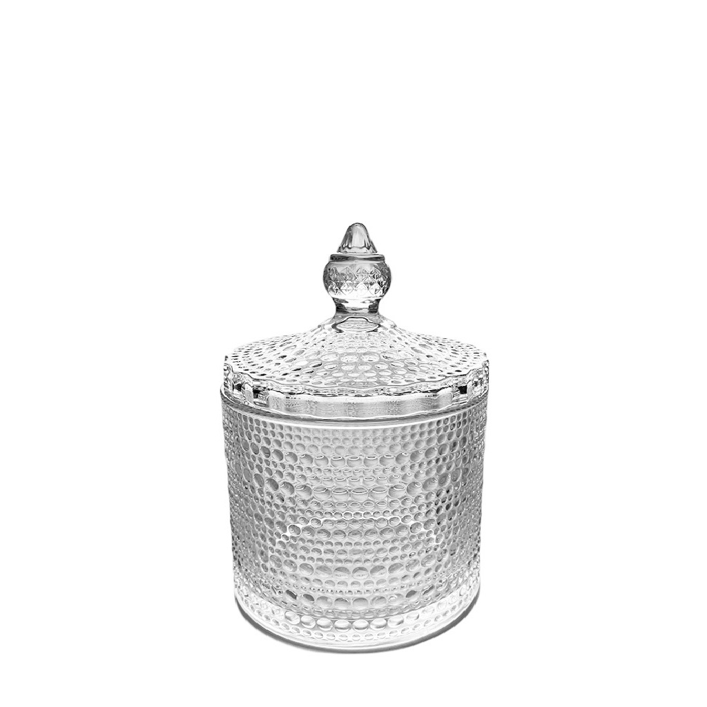 Φοντανιέρα Γυάλινη Διάφανη Με Καπάκι ESPIEL 10,5x18εκ. 