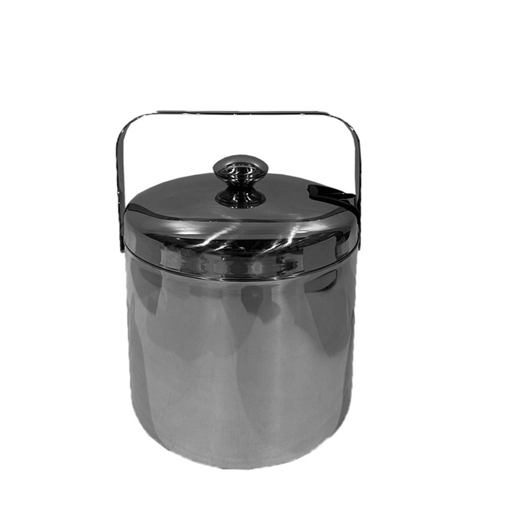 ESPIEL Παγοδοχείο Με Καπάκι Ανοξείδωτη Ασημί 3lt ESPIEL DWFA1003 (Υλικό: Ανοξείδωτο, Χρώμα: Ασημί ) - ESPIEL - DWFA1003