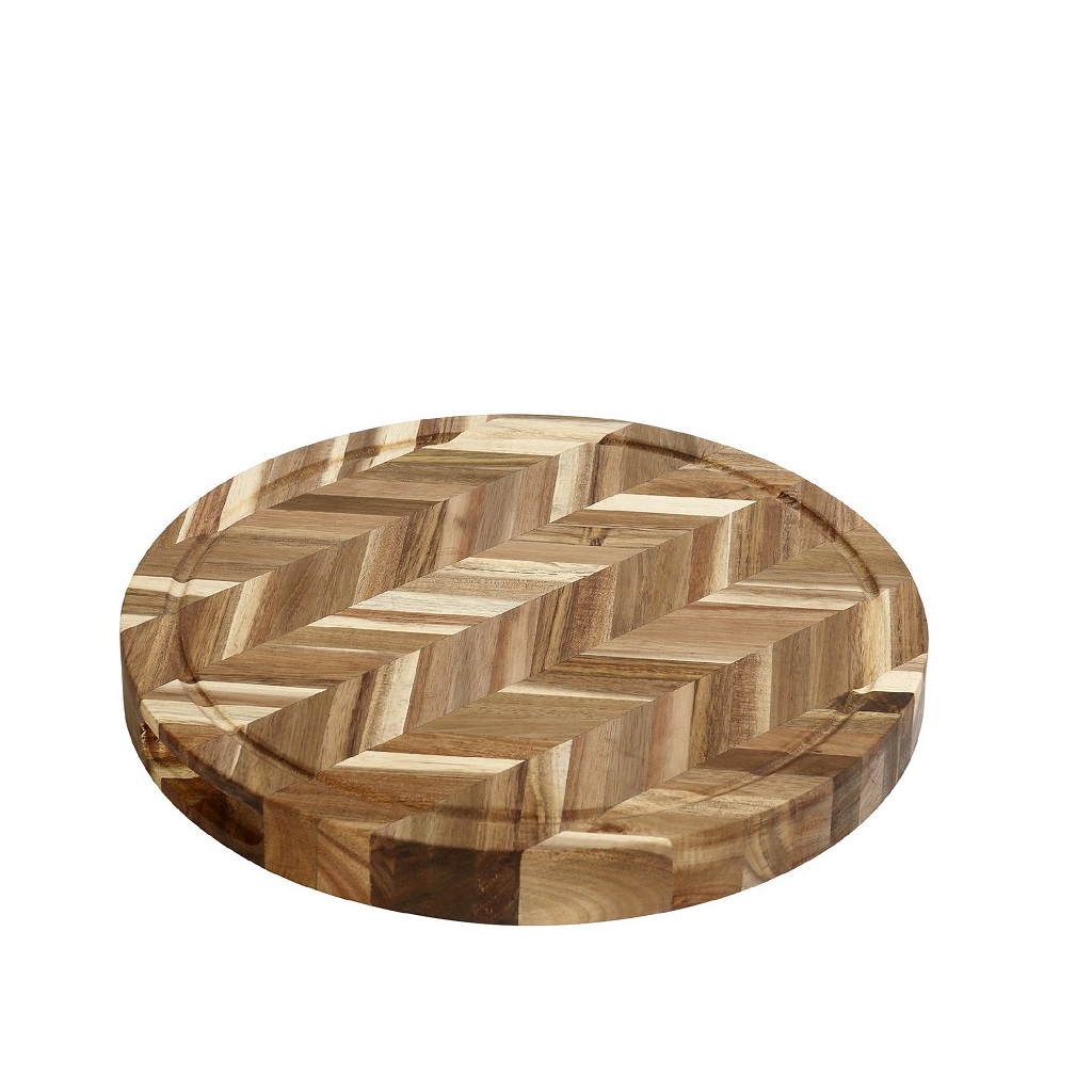 Πλατώ Σερβιρίσματος Ξύλινο Ακακίας Zig-Zag ESPIEL 32x3,