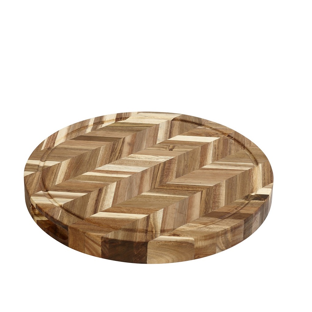 Διακοσμητικά και αξεσουαρ κουζίνας 24home - ΣΗΜΑΝΤΙΚΟ: Σε περίπτωση διαφοράς τιμής από το κατάστημα ισχύει παντα και μόνο η τιμή του καταστήματος Πλατώ Σερβιρίσματος Ξύλινο Ακακίας Zig-Zag ESPIEL 35x3,