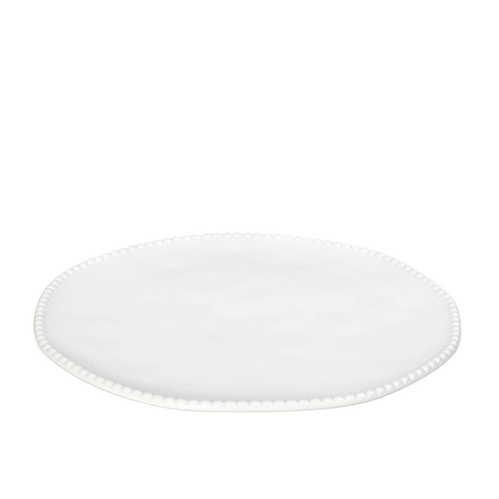 Υαλικά 24home - ΣΗΜΑΝΤΙΚΟ: Σε περίπτωση διαφοράς τιμής από το κατάστημα ισχύει παντα και μόνο η τιμή του καταστήματος Πιάτο Ρηχό Πορσελάνης Ιβουάρ Pearl ESPIEL 30x30x2εκ. FU