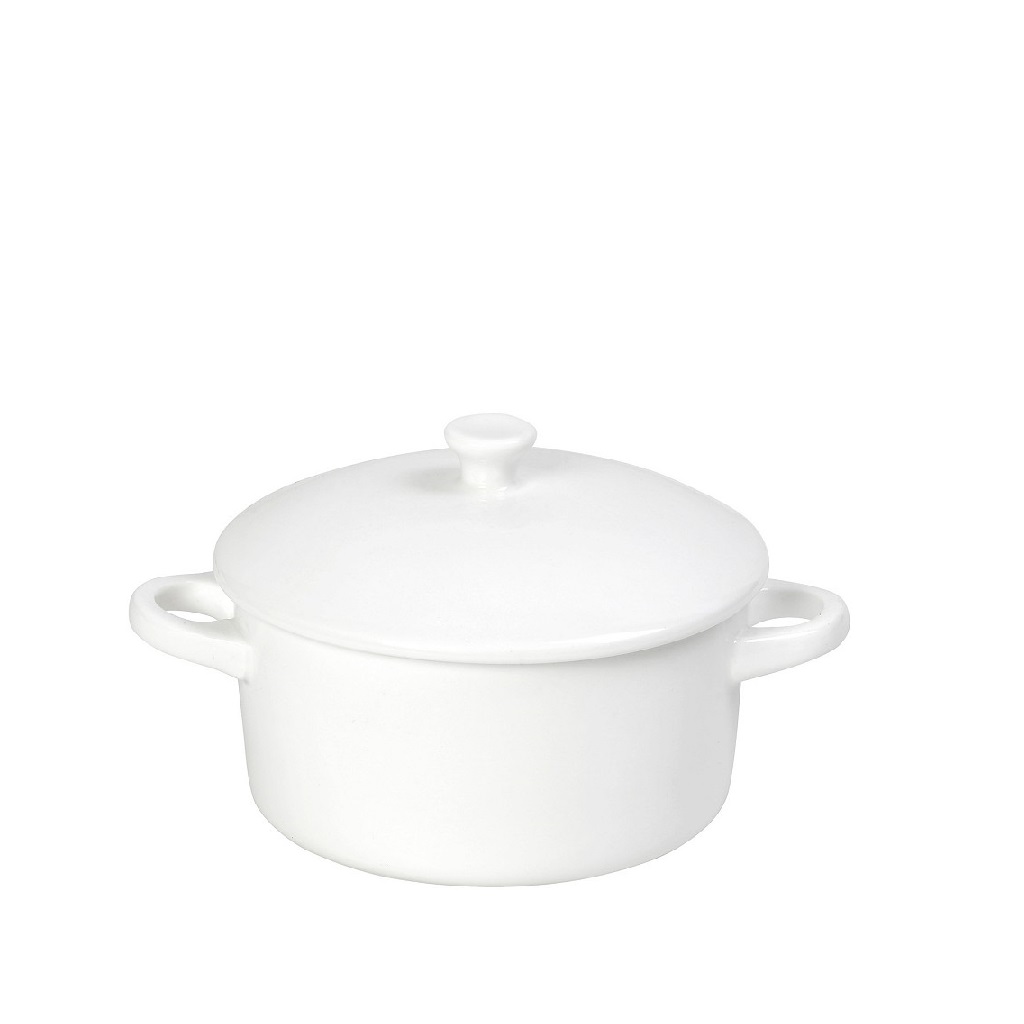 ESPIEL Κατσαρολάκι Σερβιρίσματος Πορσελάνης Ιβουάρ Siders ESPIEL Δ11,8x9,2εκ.-470ml FUK157K3 (Σετ 3 Τεμάχια) (Υλικό: Πορσελάνη, Χρώμα: Ιβουάρ) - ESPIEL - FUK157K3