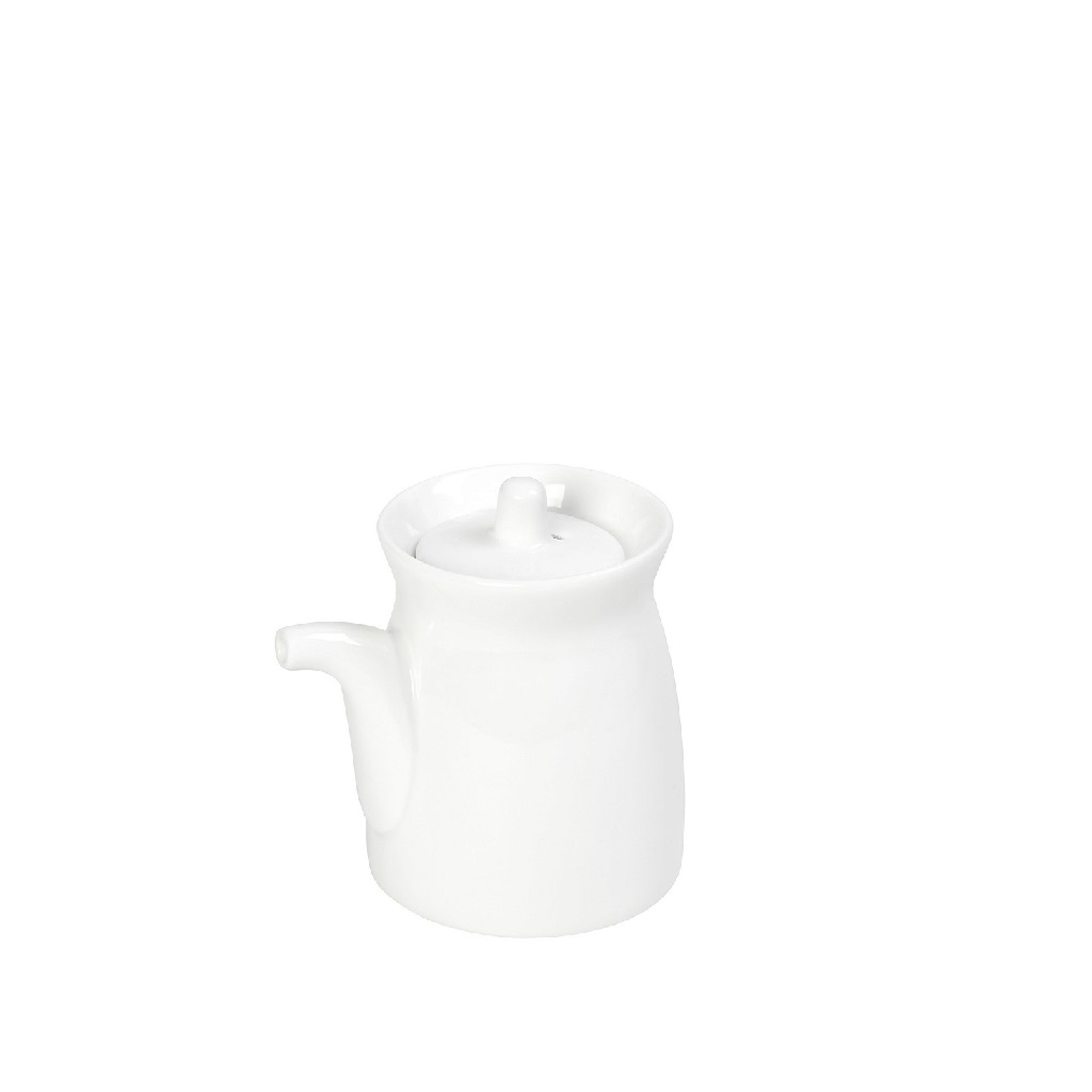 ESPIEL Σαλτσιέρα Πορσελάνης Ιβουάρ Siders ESPIEL 9,5x6,6x9εκ.-180ml FUK175K6 (Σετ 6 Τεμάχια) (Υλικό: Πορσελάνη, Χρώμα: Ιβουάρ) - ESPIEL - FUK175K6