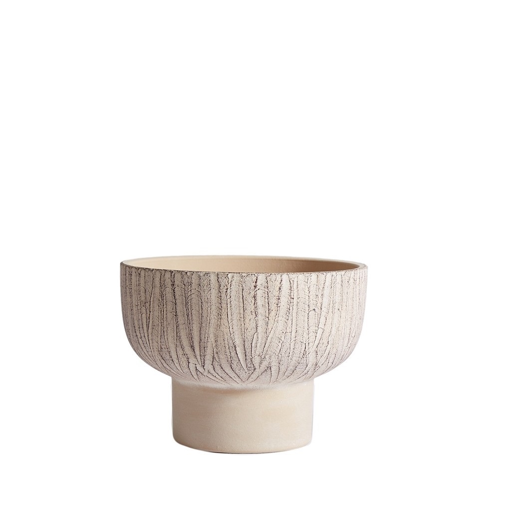 Κασπώ Κεραμικό Μπεζ ESPIEL 30x22,5εκ. TOF101 (Υλικό: Κε