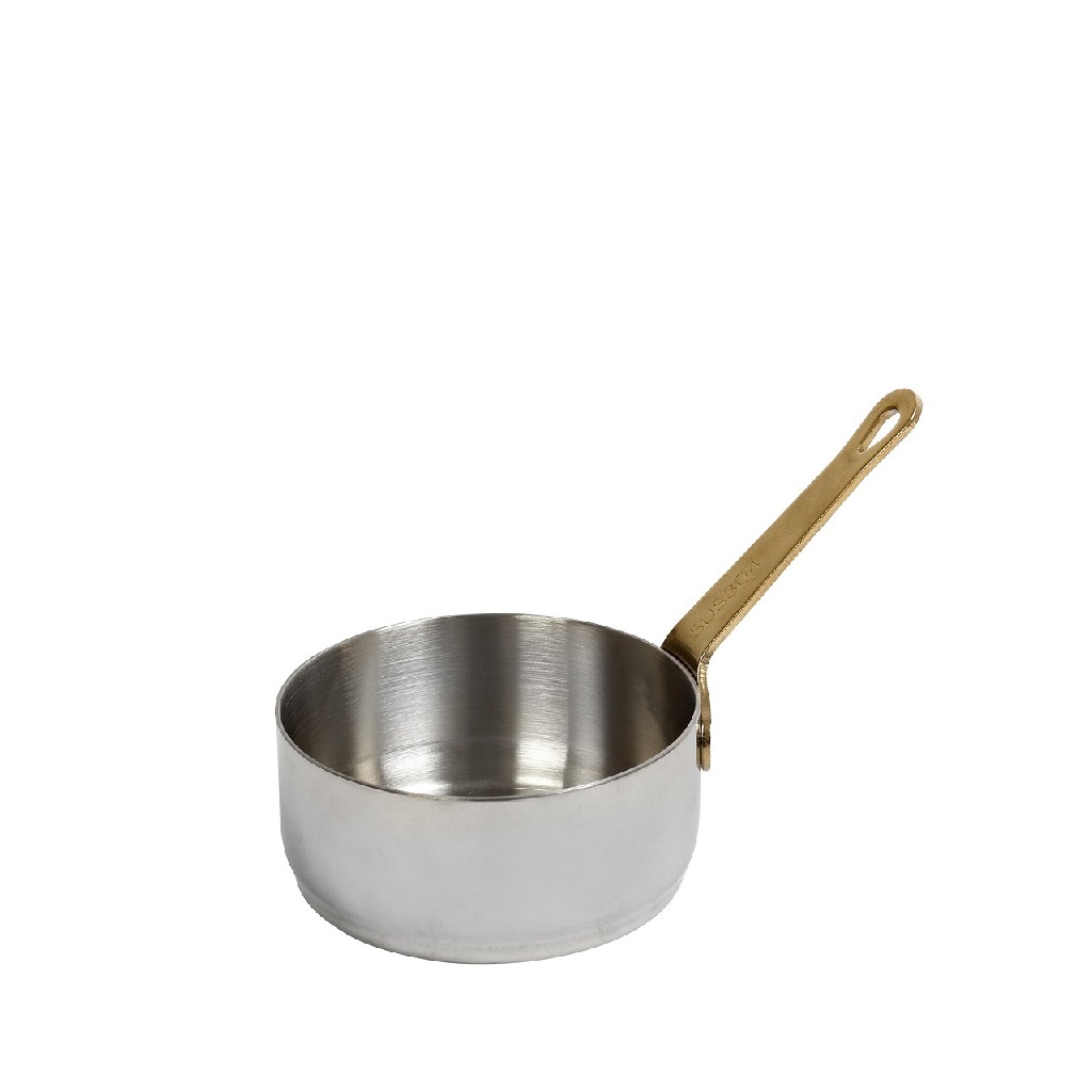 Ντιπ Σερβιρίσματος Ανοξείδωτο 18/10 Με Λαβή Shiny Silver ESPIEL 9x6x3,2εκ./90ml FEV308 (Υλικό: Ανοξείδωτο, Χρώμα: Ασημί ) - ESPIEL - FEV308