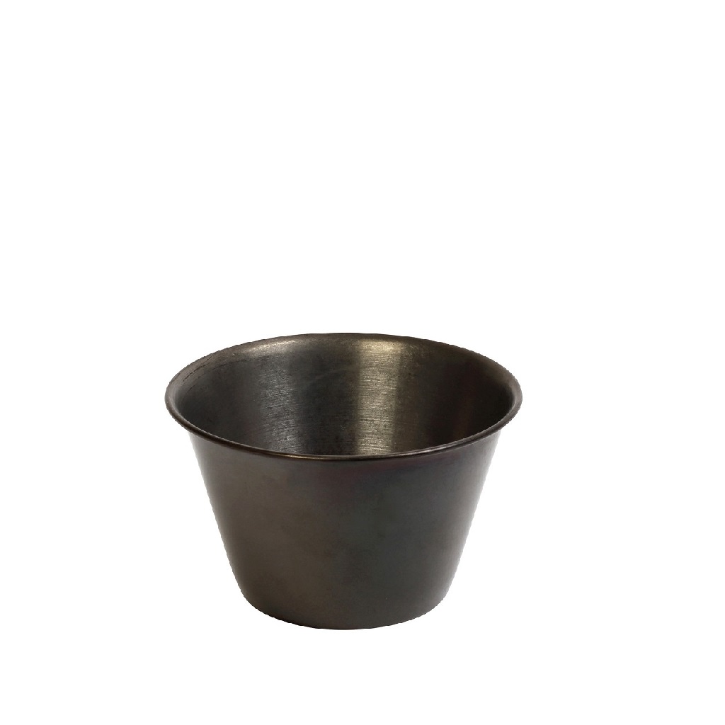 ESPIEL Ντιπ Σερβιρίσματος Ανοξείδωτο 18/10 Snow Black ESPIEL 8,5x4,8εκ. FEV413 (Υλικό: Ανοξείδωτο, Χρώμα: Μαύρο) - ESPIEL - FEV413