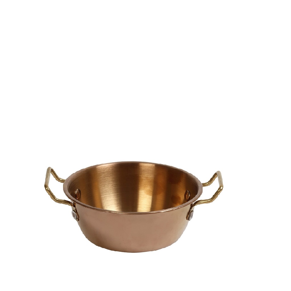 Σκεύος Σερβιρίσματος Ανοξείδωτο 18/10 Με Λαβές Shiny Copper ESPIEL 17x13x4εκ./350ml FEV510 (Υλικό: Ανοξείδωτο) - ESPIEL - FEV510