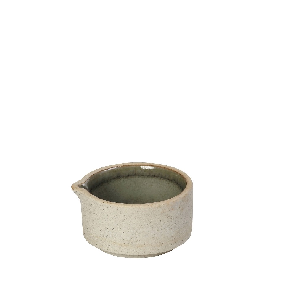 ESPIEL Σαλτσιέρα Πορσελάνης Πράσινη ESPIEL 80ml-7,4x6,8x3,9εκ. Olive VRA211K6 (Σετ 6 Τεμάχια) (Υλικό: Πορσελάνη, Χρώμα: Πράσινο ) - ESPIEL - VRA211K6
