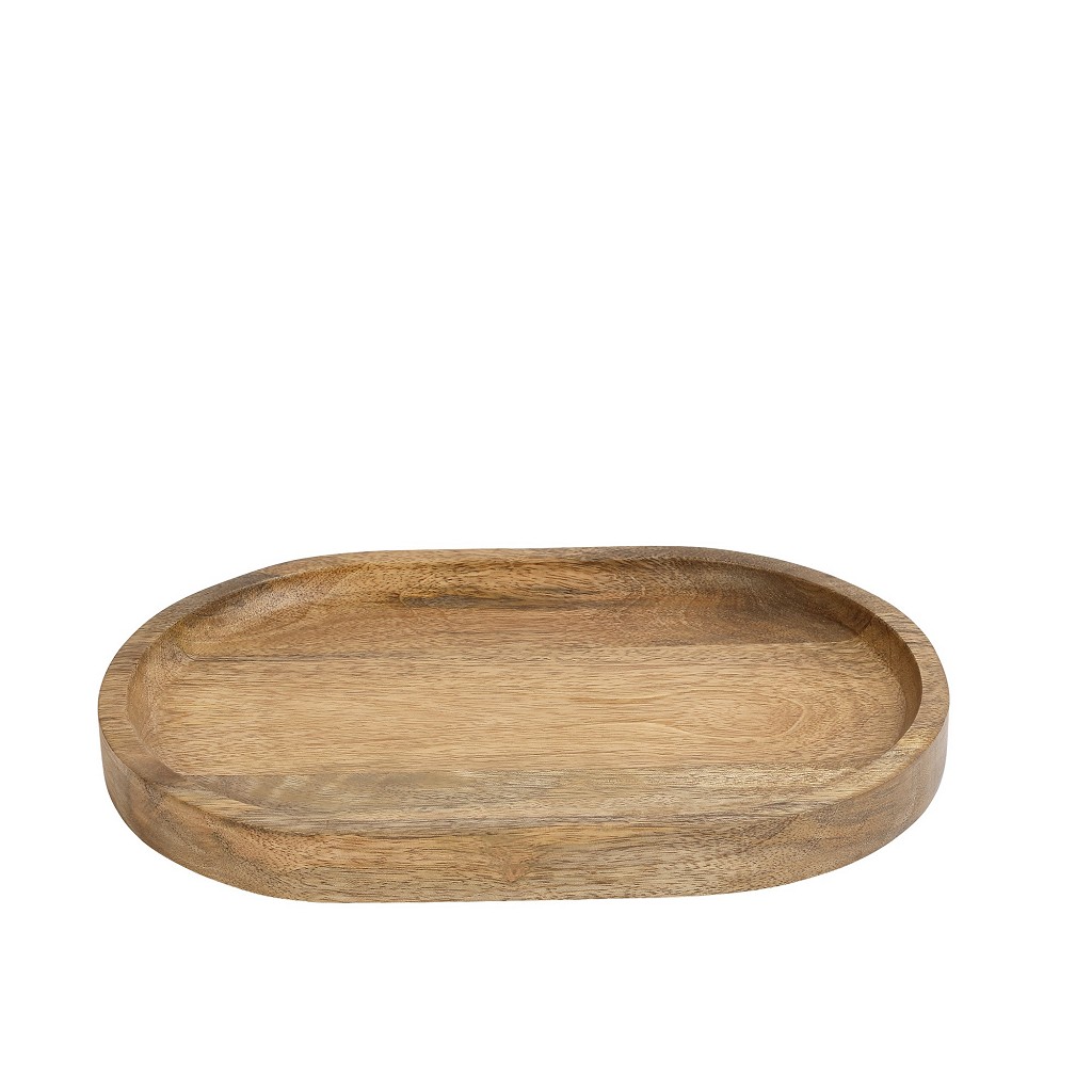 Πιατέλα Σερβιρίσματος Οβάλ Ξύλινη Μάνγκο ESPIEL 30x20x2,5εκ. AKB213 (Υλικό: Ξύλο) - ESPIEL - AKB213
