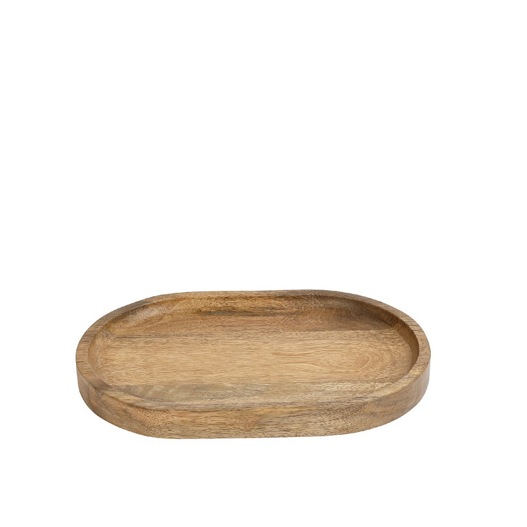 Πιατέλα Σερβιρίσματος Οβάλ Ξύλινη Μάνγκο ESPIEL 24,5x17x2εκ. AKB214 (Υλικό: Ξύλο) - ESPIEL - AKB214
