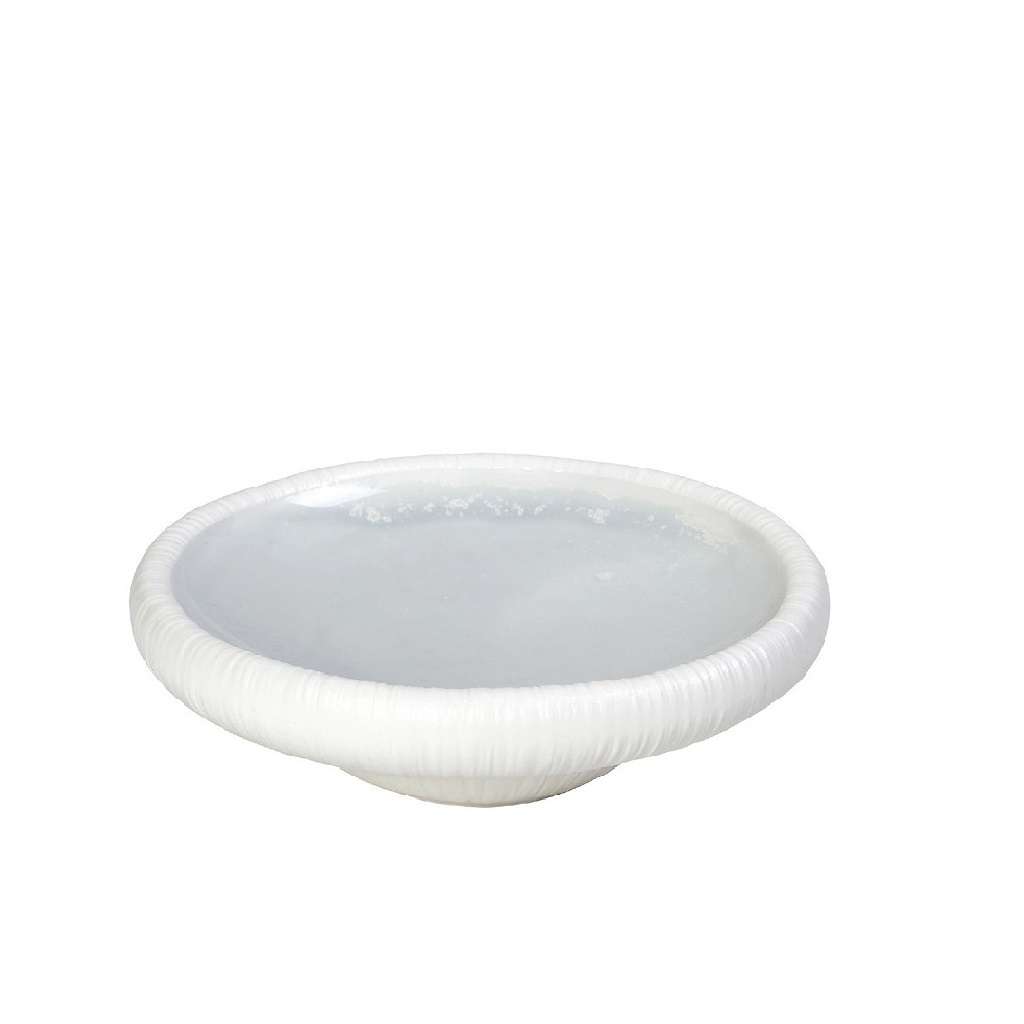 Πιάτο Ρηχό Διπλότοιχο Με Πόδι Πορσελάνης Zen Sky ESPIEL