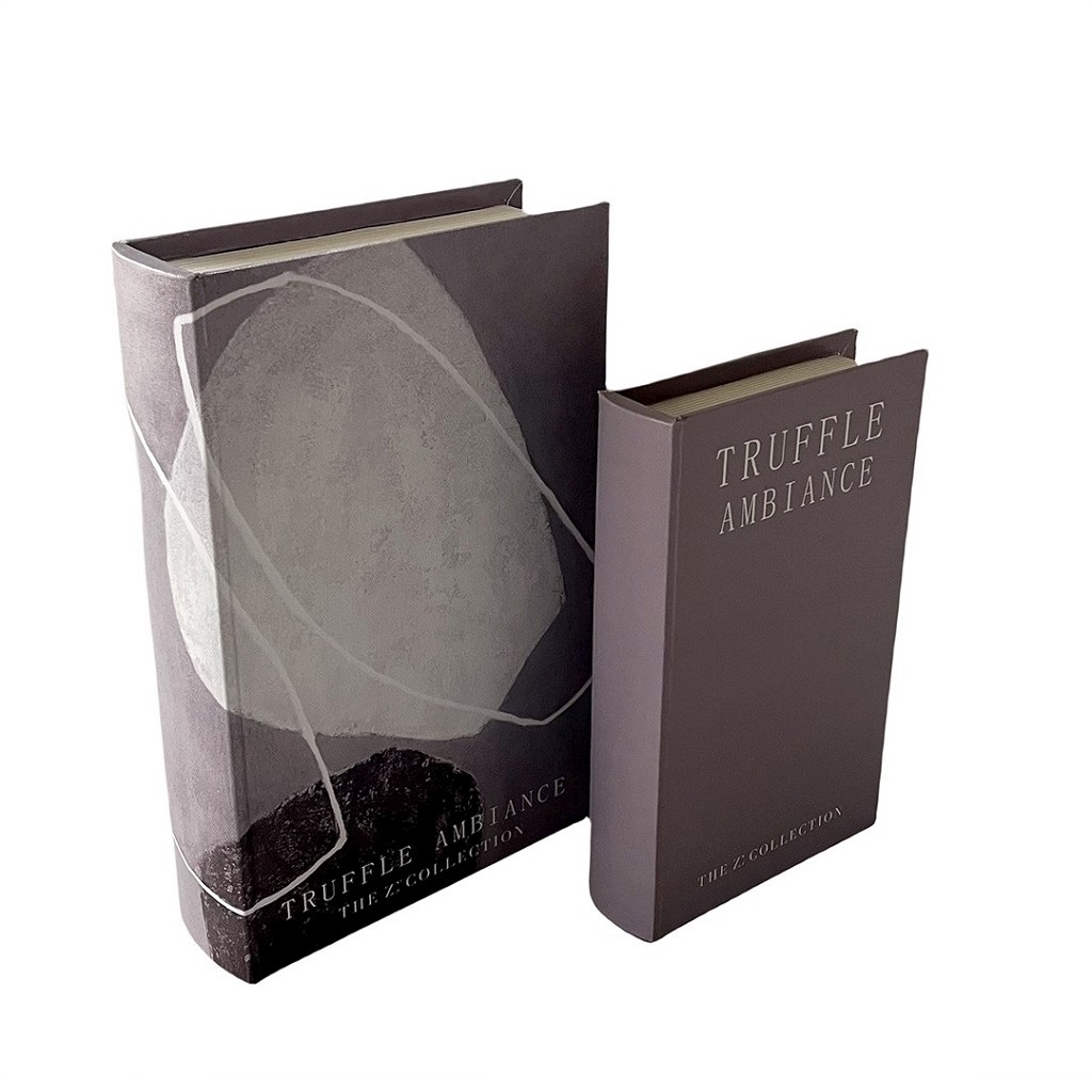 Διακοσμητικά Επιτραπέζια 24home - ΣΗΜΑΝΤΙΚΟ: Σε περίπτωση διαφοράς τιμής από το κατάστημα ισχύει παντα και μόνο η τιμή του καταστήματος Διακοσμητικό Κουτί Βιβλίο Σετ 2τμχ Ξύλινο Καφέ ESPIEL 3