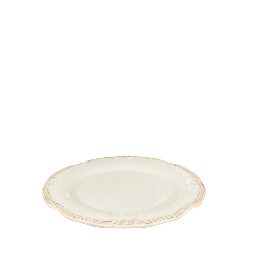 Πιάτο Φρούτου Stoneware Tiffany Cream ESPIEL 20x2εκ. RS