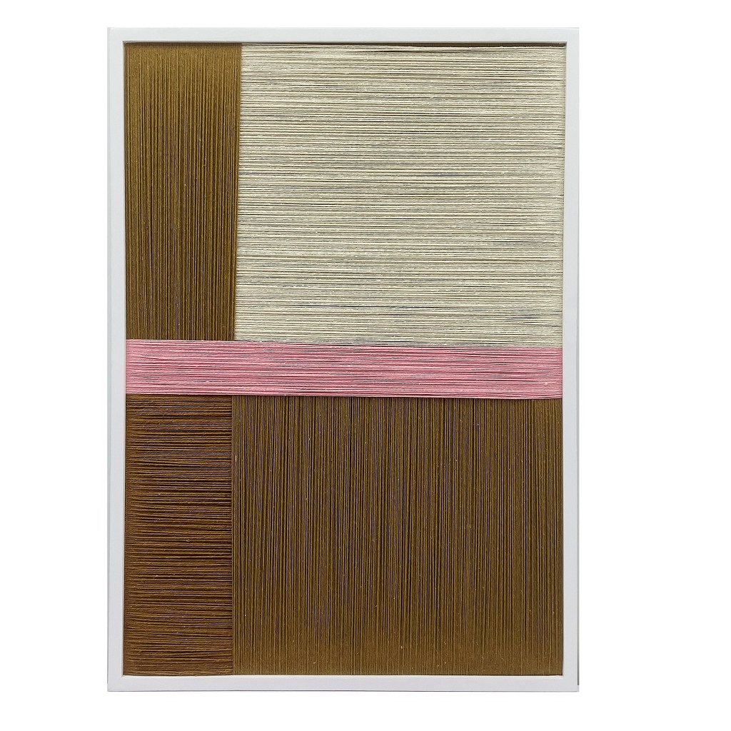 ESPIEL - ΣΗΜΑΝΤΙΚΟ: Σε περίπτωση διαφοράς τιμής από το κατάστημα ισχύει παντα και μόνο η τιμή του καταστήματος Πίνακας Με Ξύλινη Κορνίζα Και Νήμα Multi ESPIEL 50x2,5x