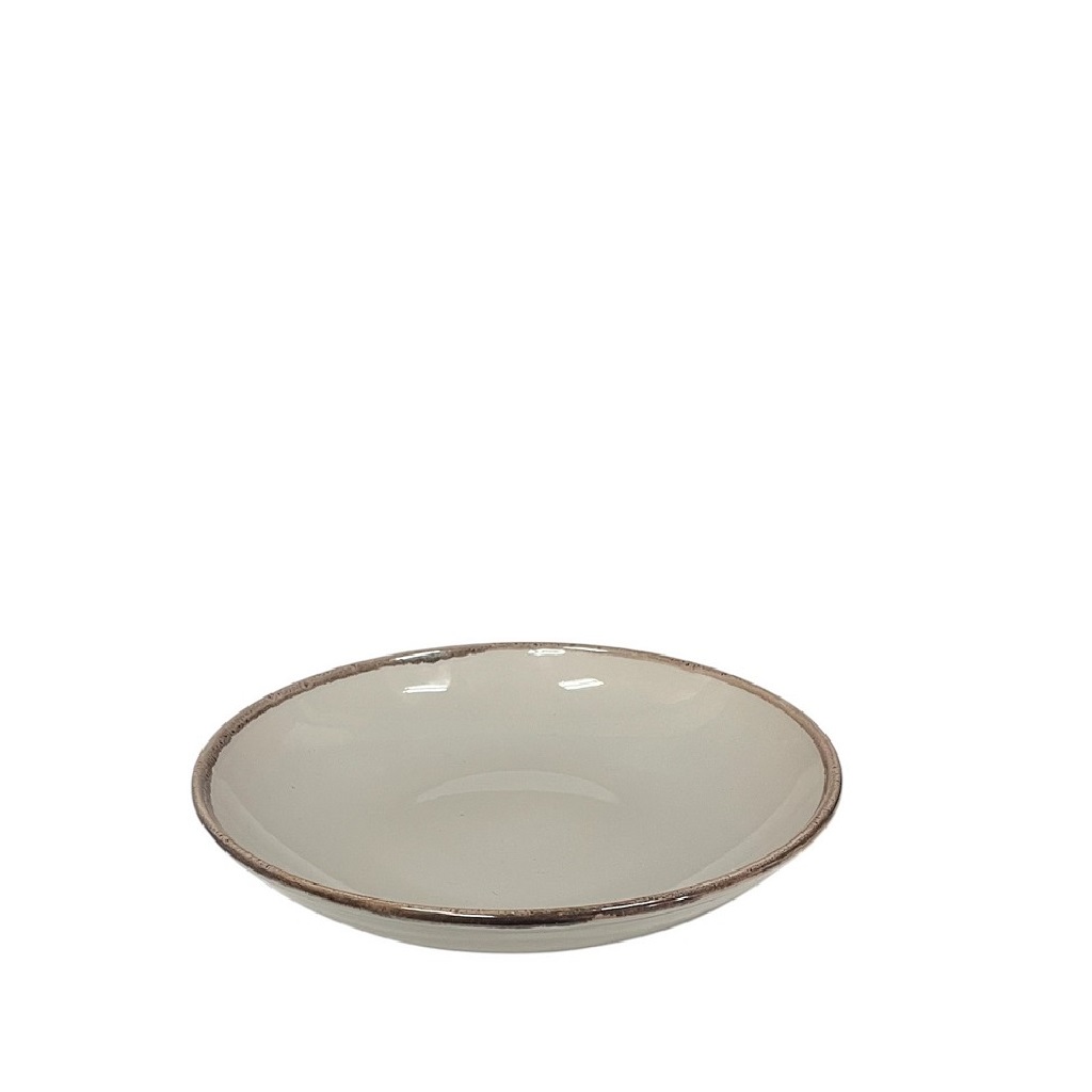 Υαλικά 24home - ΣΗΜΑΝΤΙΚΟ: Σε περίπτωση διαφοράς τιμής από το κατάστημα ισχύει παντα και μόνο η τιμή του καταστήματος Πιάτο Φαγητού Βαθύ Πορσελάνης Vibes Grey ESPIEL 23εκ. T