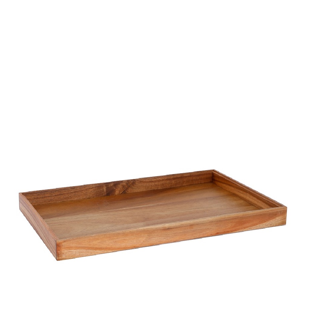 Κουτί Ξύλινο Ακακίας Στοιβαζόμενο ESPIEL 53x32,5x4,5εκ. BUK101 (Υλικό: Ξύλο) - ESPIEL - BUK101