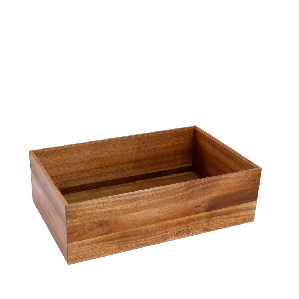 Κουτί Ξύλινο Ακακίας Στοιβαζόμενο ESPIEL 53x32,5x16,5εκ. BUK103 (Υλικό: Ξύλο) - ESPIEL - BUK103