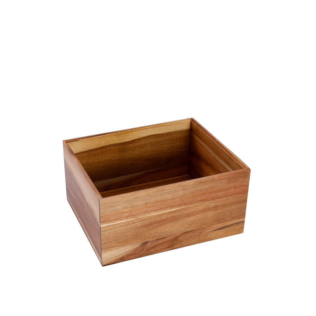 ESPIEL Κουτί Ξύλινο Ακακίας Στοιβαζόμενο ESPIEL 32,5x26,5x16,5εκ. BUK106 (Υλικό: Ξύλο) - ESPIEL - BUK106