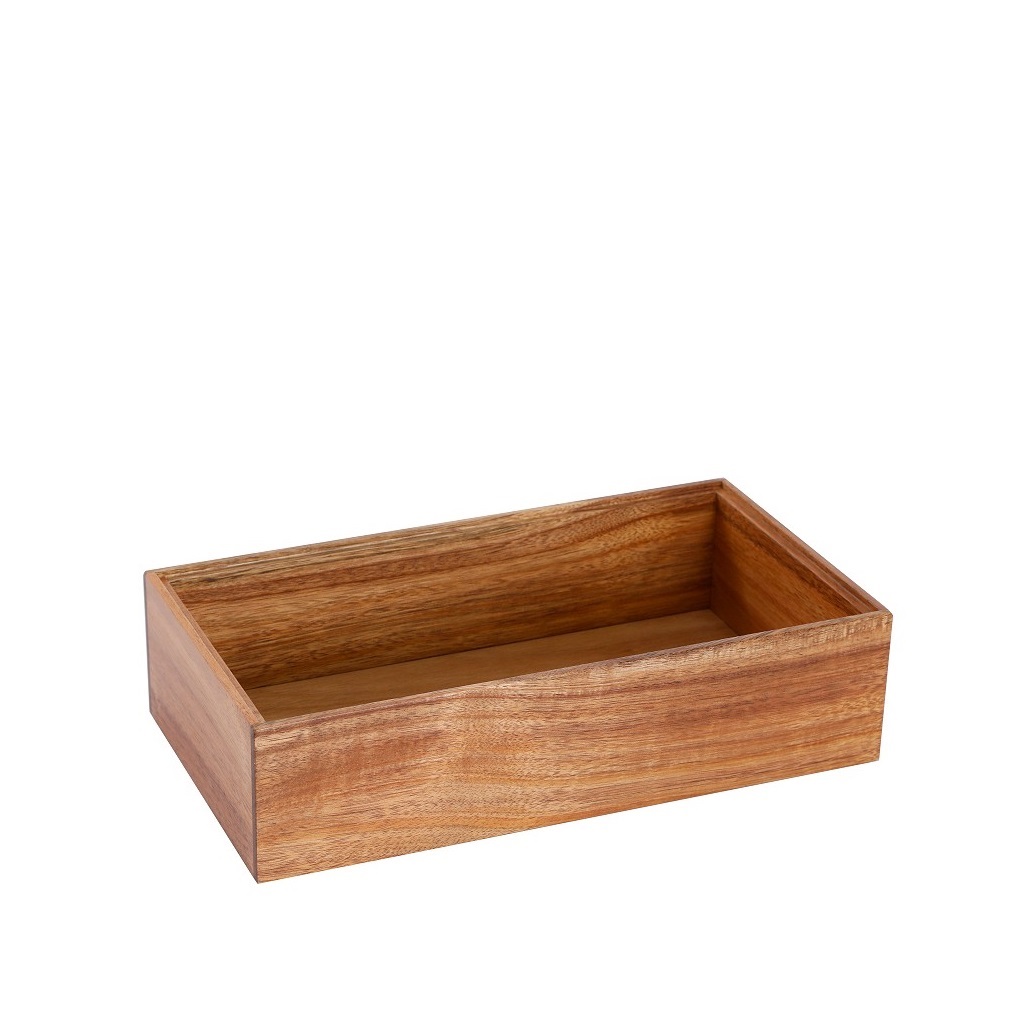 Κουτί Ξύλινο Ακακίας Στοιβαζόμενο ESPIEL 32,5x17,6x8,5εκ. BUK108 (Υλικό: Ξύλο) - ESPIEL - BUK108