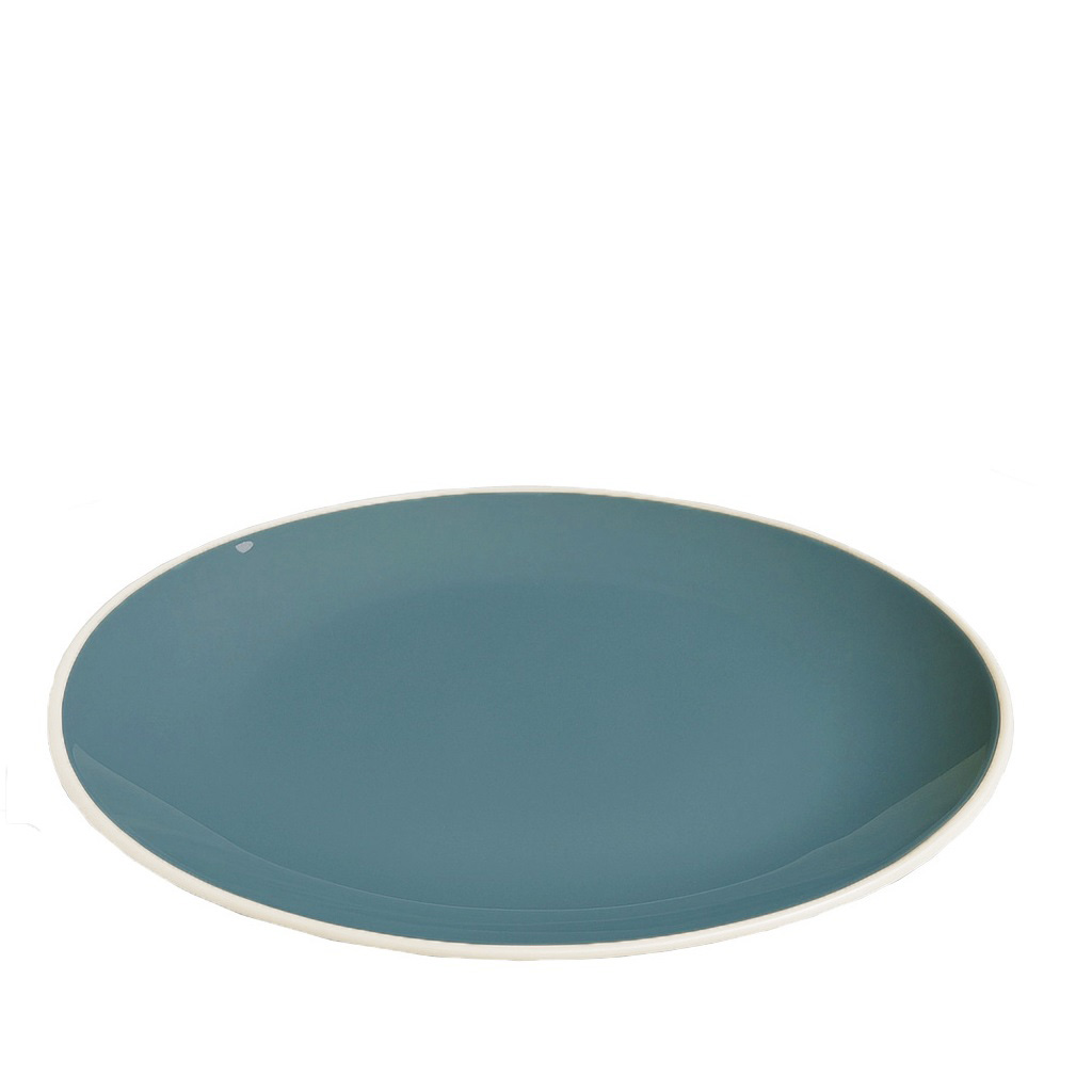 Πιάτο Ρηχό Φαγητού Stoneware Oslo Grey-Blue ESPIEL 27x3