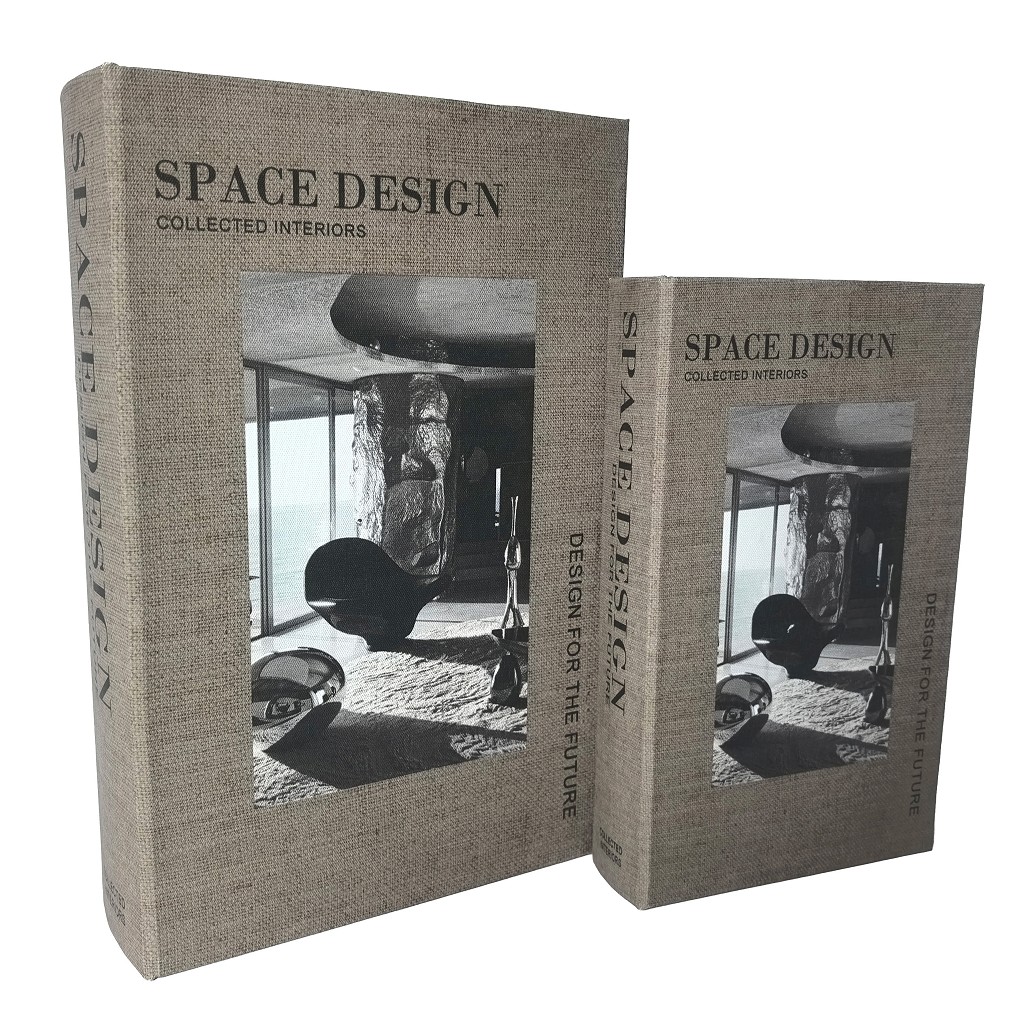 ESPIEL - ΣΗΜΑΝΤΙΚΟ: Σε περίπτωση διαφοράς τιμής από το κατάστημα ισχύει παντα και μόνο η τιμή του καταστήματος Διακοσμητικό Κουτί Βιβλίο Σετ 2τμχ Ξύλινο Σπαγγί-Μαύρο