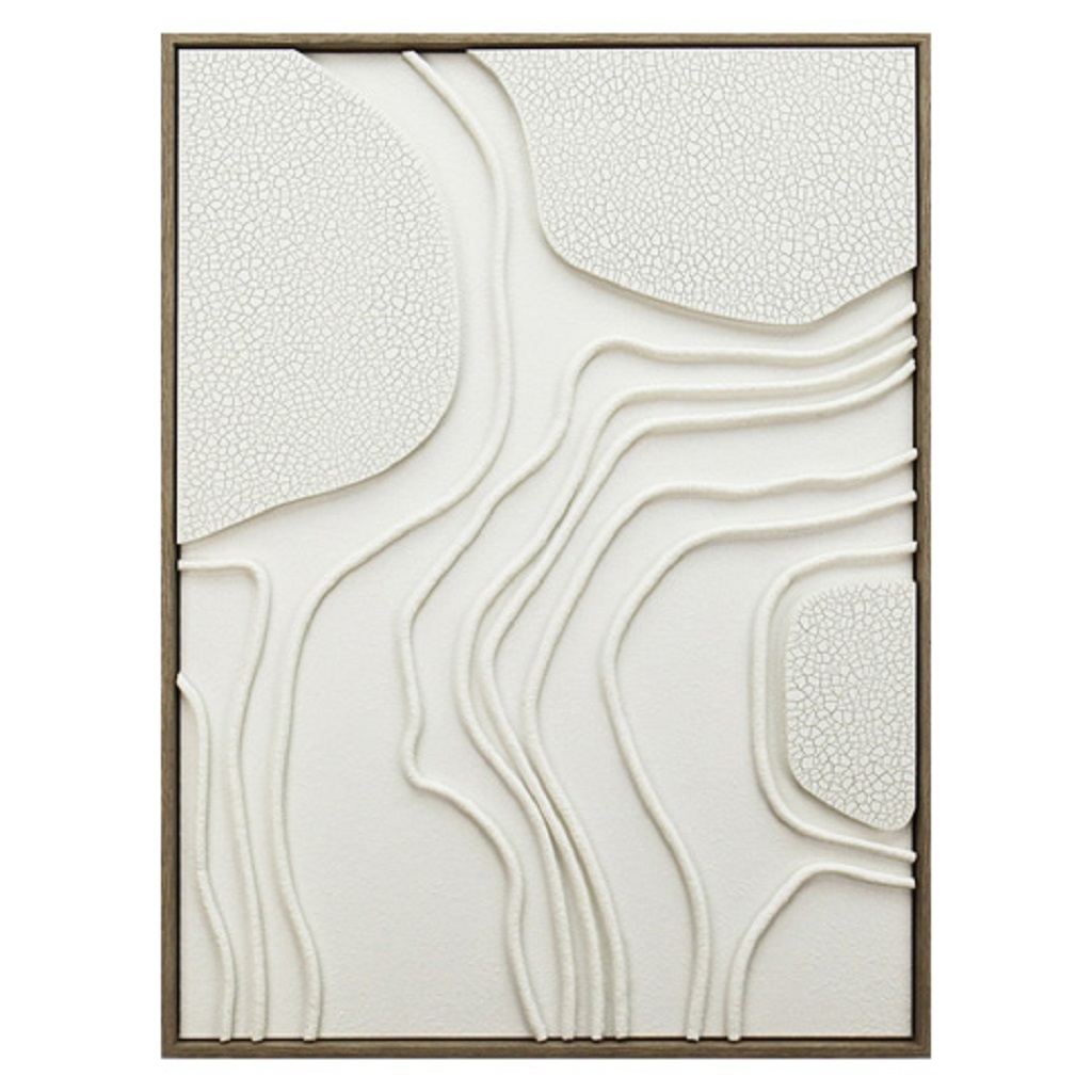 ESPIEL - ΣΗΜΑΝΤΙΚΟ: Σε περίπτωση διαφοράς τιμής από το κατάστημα ισχύει παντα και μόνο η τιμή του καταστήματος Πίνακας Σε 3D Καμβά Mdf-Ps Plastic Λευκός ESPIEL 60x2,9