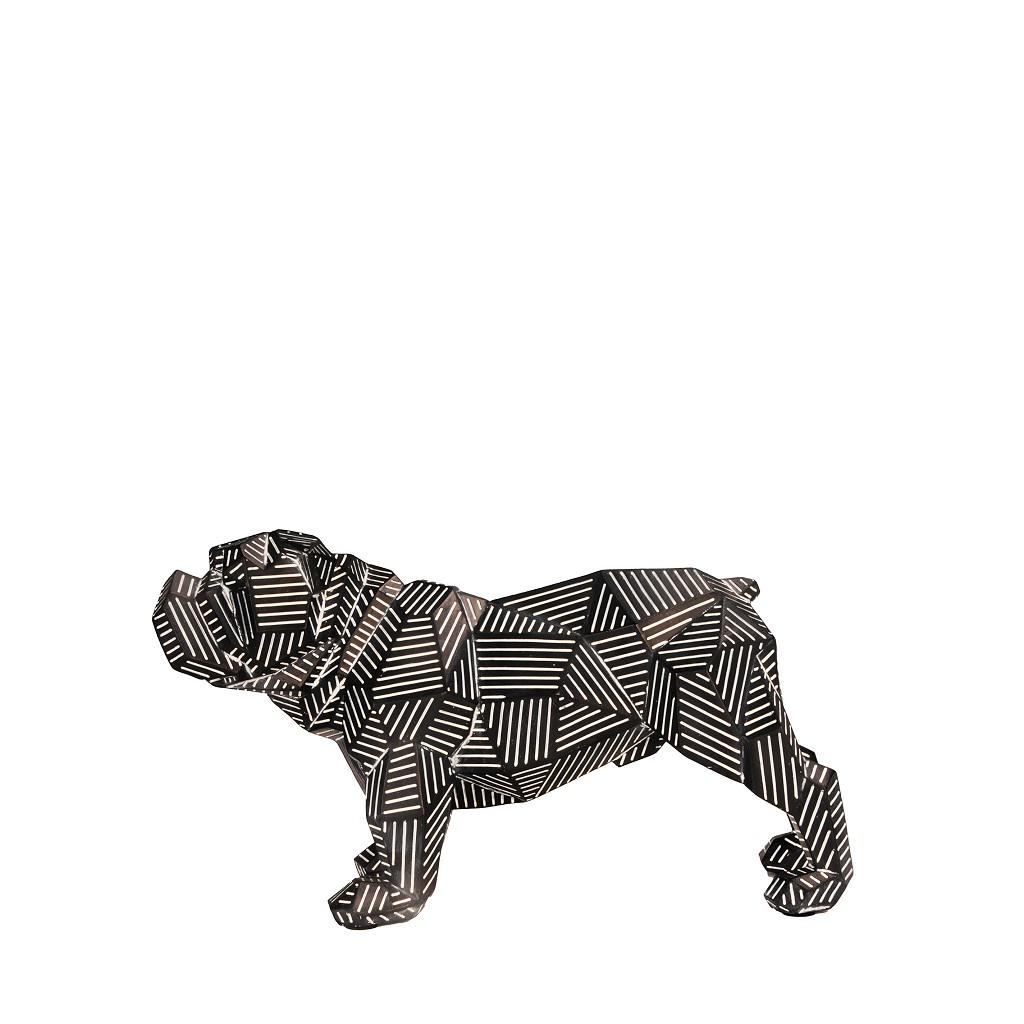 Διακοσμητικά Επιτραπέζια 24home - ΣΗΜΑΝΤΙΚΟ: Σε περίπτωση διαφοράς τιμής από το κατάστημα ισχύει παντα και μόνο η τιμή του καταστήματος Διακοσμητική Επιτραπέζια Γεωμετρική Φιγούρα Σκύλος Poly